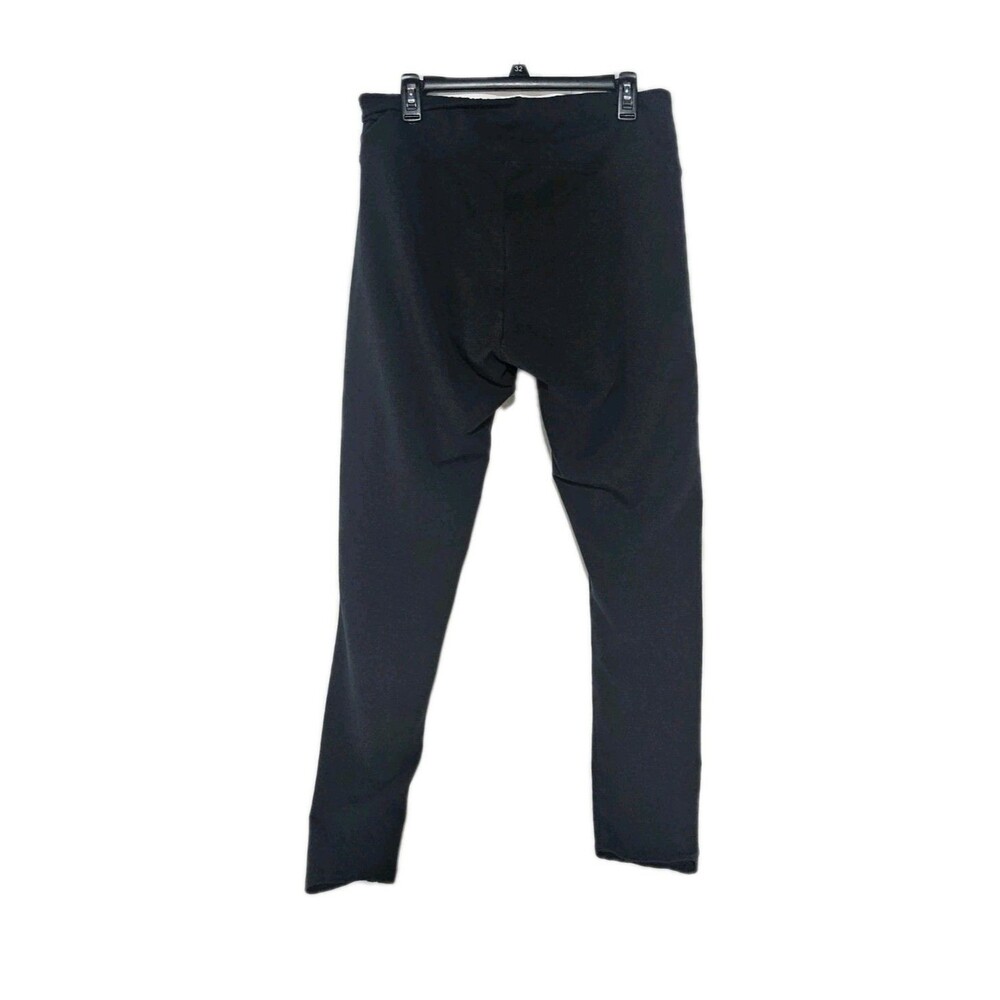 Soft Surroundings Must-Have Leggings Large Black Cotton Stretch High Rise 2FR05 - Picture 3 of 8